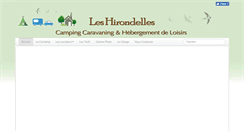 Desktop Screenshot of campingleshirondelles.fr